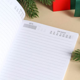 Подарочный набор новогодний «Тёплого нового года», чай 50 г, печенье с предсказанием, ежедневник