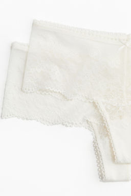 Pack de 2 bragas thong de encaje - H&m фото 5