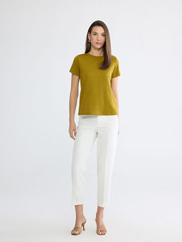 Bisiklet Yaka Soft Touch Kad?n Ti??rt