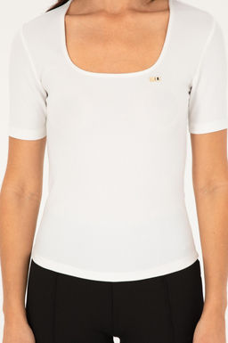 U. S. Polo Assn / Женская белая футболка - U.s. polo assn фото 6