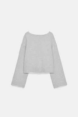 SUDADERA CUELLO BARCO / Gris vigor? - Zara фото 8