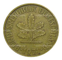 10 пфеннигов 1971 года G Германия