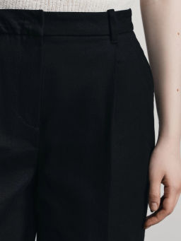 Брюки прямого кроя с содержанием льна / Zarina  фото 5