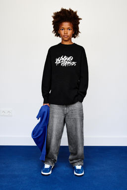 GRAFFITI KNIT SWEATER - Zara фото 5