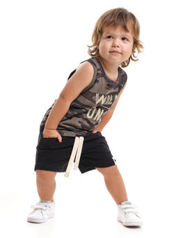 Комплект с шортами UD 3327 камуфляж - Mini maxi фото 3