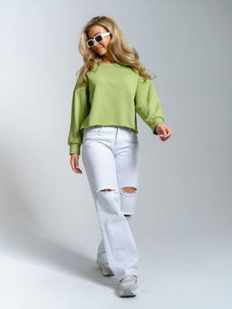 973 Свитшот "Салатовый"