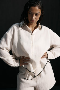 Camisa de playa oversize - H&m фото 5