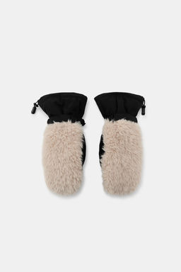 FAUX FUR POLARTEC® MITTENS SKI COLLECTION - Zara фото 6