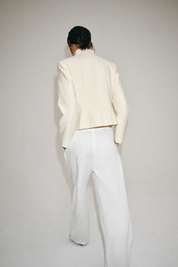 CHAQUETA ENTALLADA BOTONES ZW COLLECTION / Crudo - Zara фото 3