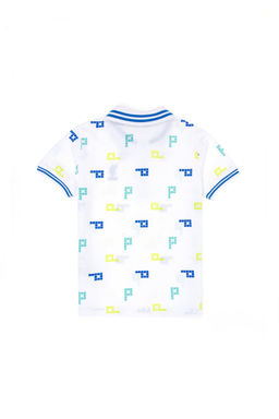 U. S. Polo Assn Белая футболка с воротником-поло для мальчика - U.s. polo assn фото 5