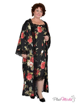 Халат Модель №751 размеры 44-84 - Plusmoda фото 3