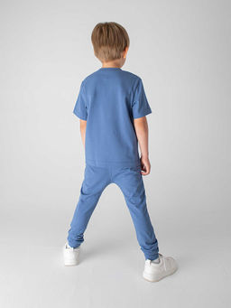 Брюки со спущенным шагом Деним - Bungly фото 4