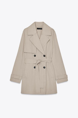 BELTED KNEE-LENGTH TRENCH COAT - Zara фото 5