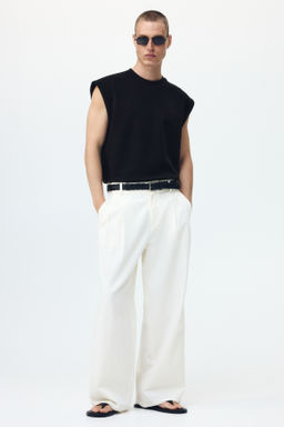 Camiseta sin mangas efecto neopreno Relaxed Fit - H&m фото 4