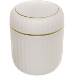 Контейнер для мусора круглый "Velvet"1,5л белый