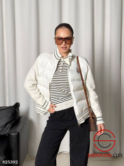 Бомбер женский на молнии