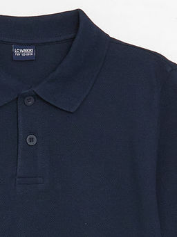 Polo Yaka Basic Uzun Kollu Erkek ?ocuk Ti??rt - Waikiki фото 2