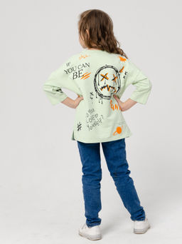 877Д Футболка детская " Мятный"