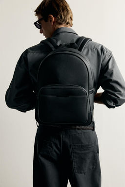 MOCHILA TEXTURA / Negro