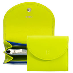 Кошелек кожаный DuDu серии Malaga | лимонный