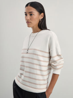 Джемпер в полоску из вискозы / Zarina