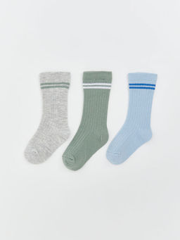 ?izgili Erkek Bebek Soket ?orap 3l?