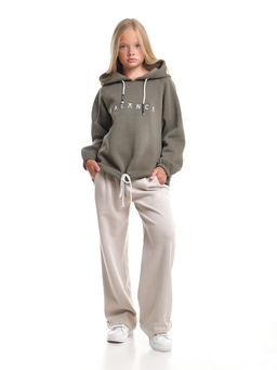 Брюки для девочки 33-7494 серый - Mini maxi фото 14