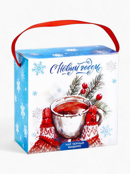 Чай новогодний С Новым годом, со вкусом мандарин, 50 г
