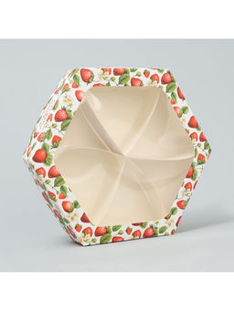 Цена за 5 шт. Коробка кондитерская складная, упаковка «Клубничка», 23×20×4 см