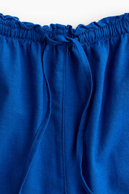 Pantalon corto en mezcla de lino - H&m фото 6