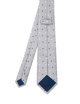 Серый шелковый галстук - Cacharel фото 5