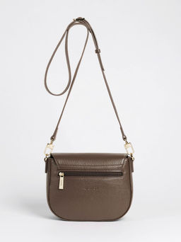 Женская кожаная сумка Richet 3292LG 251 Тауп