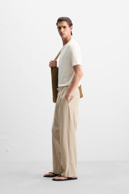 PLEATED TROUSERS WITH BELT - Zara фото 14