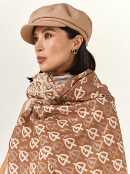 в составе ШЕРСТЬ  и КАШЕМИР Большой, мягкий, теплый  двусторонний палантин - Tantino фото 5