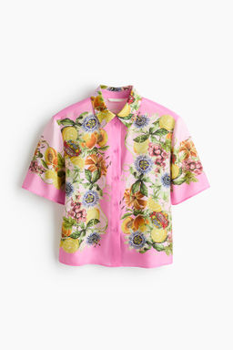 Camisa oversize estampada