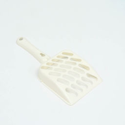 Туалет для кошек, 38×28×15 см, округлый, с бортиком и совком, синий