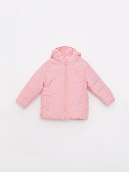 Kap??onlu Uzun Kollu Basic K?z Bebek Mont