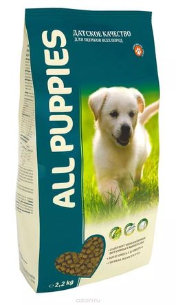 ALL PUPPIES д/щенков сухой 2,2 кг