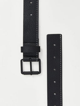 Deri G?r?n?ml? Erkek Kemer