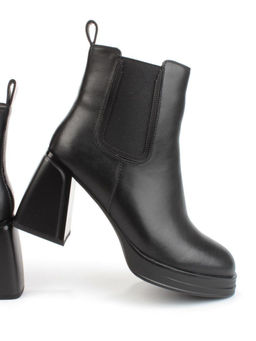 04-M3-836 BLACK Ботильоны зимние женские (натуральная кожа, натуральный мех) - Фабричный китай фото 13