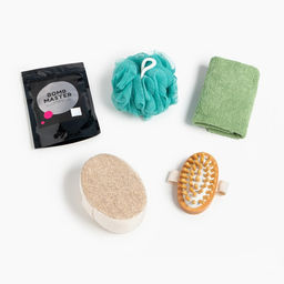 Подарочный набор Этель Eucaliptus полотенце 30?60 см, мочалка, массажёр  фото 2