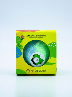 MI PASSION - БОМБОЧКА ДЛЯ ВАННЫ С ИГРУШКОЙ ВНУТРИ ДИНОЗАВРИКИ, 120 ГР.