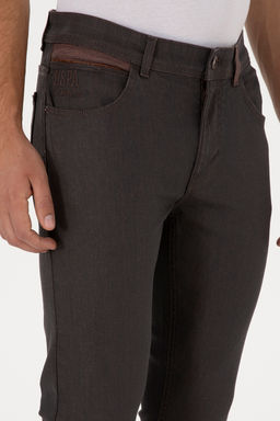 Erkek Kahverengi Slim Fit Jean Pantolon - U.s. polo assn фото 17