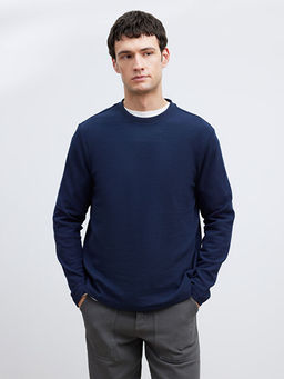 Bisiklet Yaka Uzun Kollu Erkek Ti??rt