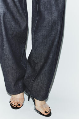 SANDALIA TAC?N VINILO / Transparente - Zara фото 2