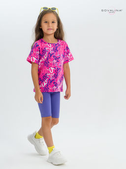 Костюм Актив надписи фуксия-вери-пери - Sovalina фото 13