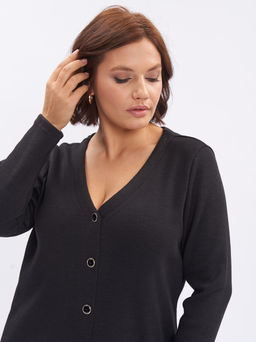 Платье из джерси ZPP81008BLK01 - ZORY фото 5