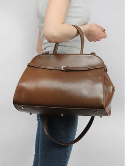 Сумка женская натуральная кожа GU 163-89-6862, 1отд, плечевой ремень, (УЦЕНКА/ДЕФЕКТ царапина на лиц.стороне) коричневый 265217 - Adelia фото 5