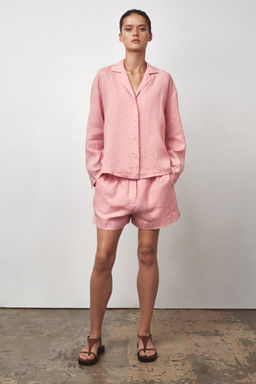 100% LINEN SHORTS ZW COLLECTION