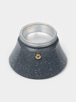 Кофеварка гейзерная Magistro Мрамор, 150 мл, на 3 чашки, нержавеющая сталь, чёрная  фото 5